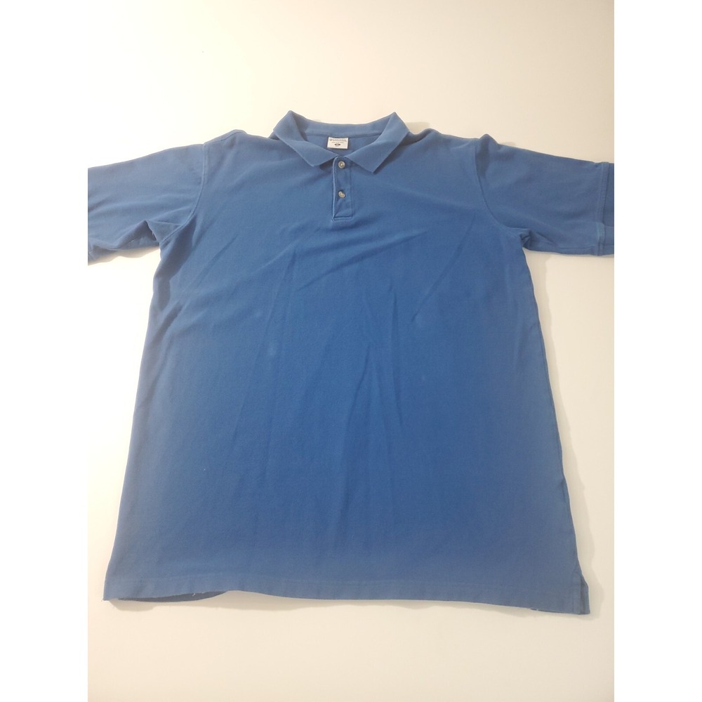 Columbia Men's Short Sleeve Polo Shirt, Blue, XL